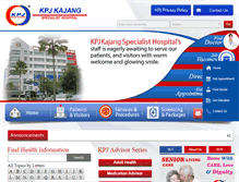 Tablet Screenshot of kpjkajang.com